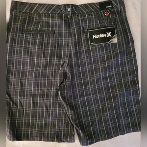 Hurley Black and White Hybrid Shorts